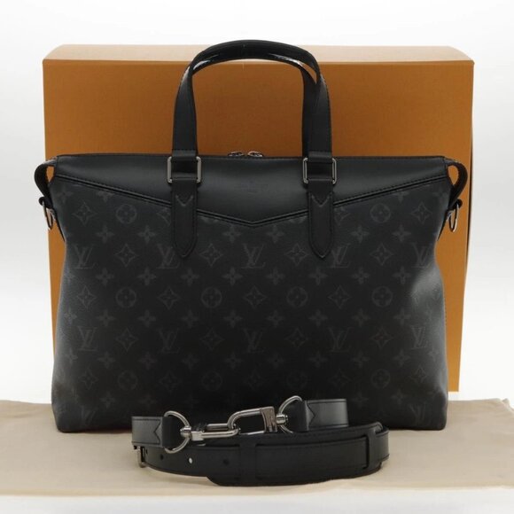 LOUIS VUITTON Monogram Eclipse Explorer Business Bag LV Auth - Picture 14 of 16